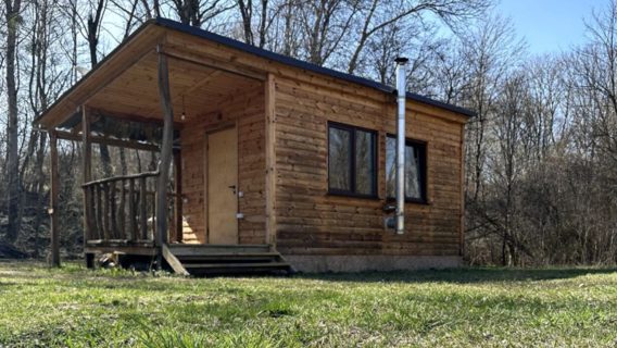 «Зовнішній світ просто зникає — я дуже люблю це відчуття, в місті його складно зловити». Програмістка з Канева у вільний час побудувала будиночок для відпочинку серед сосен та природи і запрошує гостей