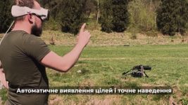 Українська DevDroid додала можливість керувати бойовим модулем Wolly через шолом Apple Vision