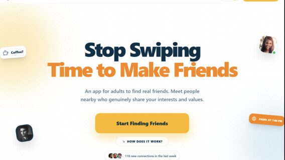 "I moved to a new city and have no one to go for coffee with": Ukrainian developer launches service for finding friends without swiping