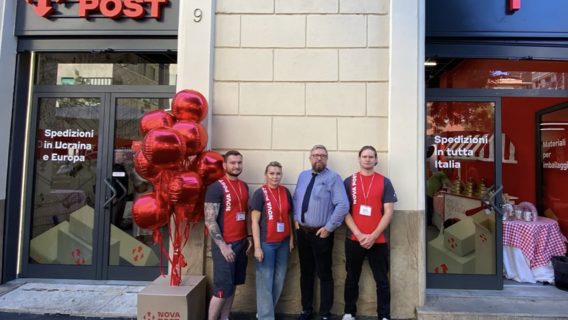 «Нова пошта» відкрила відділення в Римі і запустила нові послуги для клієнтів в Італії