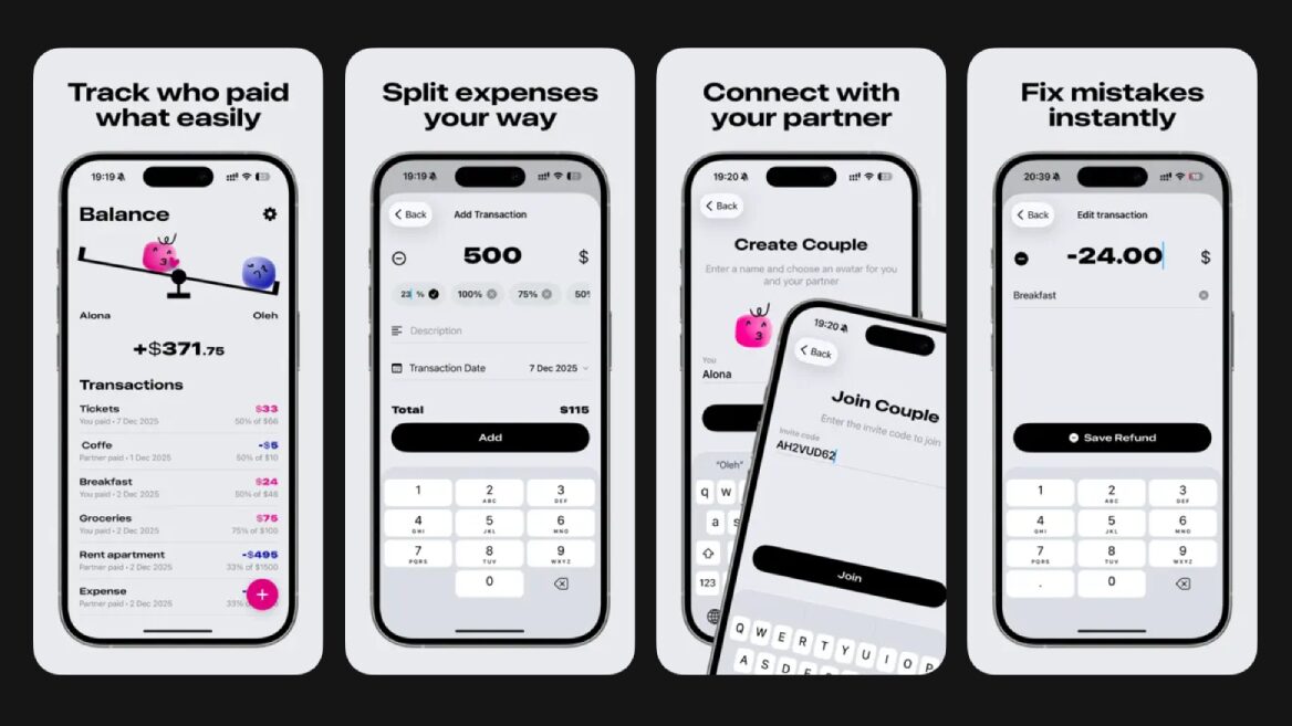 Українська айтівиця навайбкодила застосунок Balance, який допомагає парам спільно керувати щоденними витратами