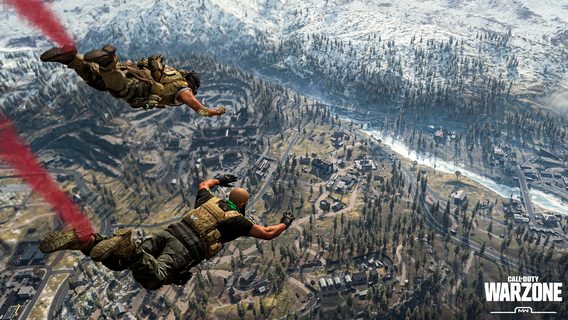 Разработчики Call of Duty: Warzone будут бороться с читерами с помощью нерабочих парашютов