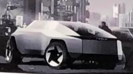 Как могла бы выглядеть Tesla Cybertruck от Илона Маска. Фото