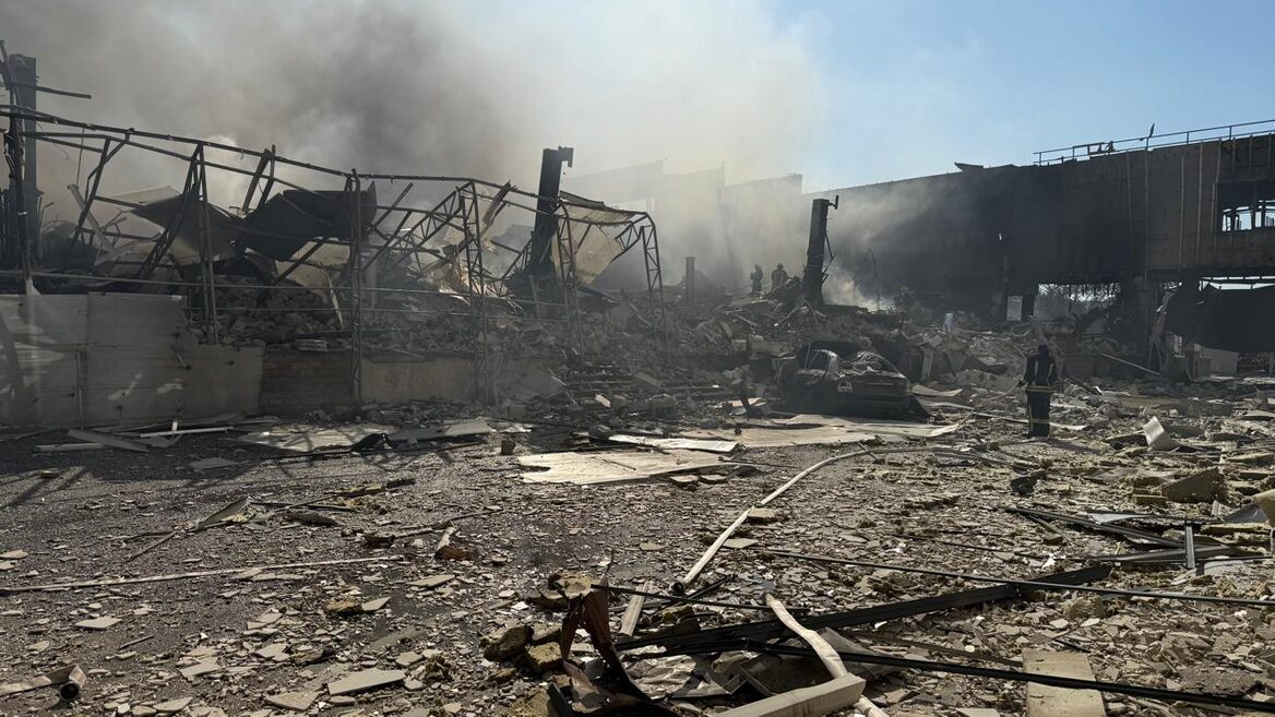 One of Ukraine's largest IT distributors, ERC, was seriously damaged by a missile strike