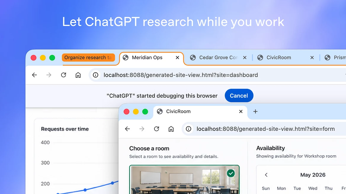 OpenAI навчила ChatGPT переглядати відкриті вкладки в браузері Chrome