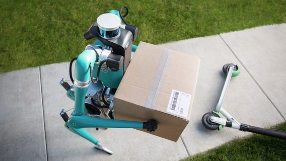 Amazon незабаром почне тестування гуманоїдних роботів-кур'єрів, які доставлятимуть посилки до дверей