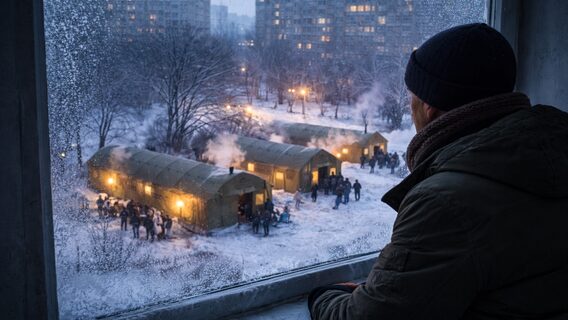 «Пар із рота ще не йде». Як живе Троєщина без світла, тепла й стабільної води та навіщо мешканцям багатоповерхівок радять сипати сіль в унітази