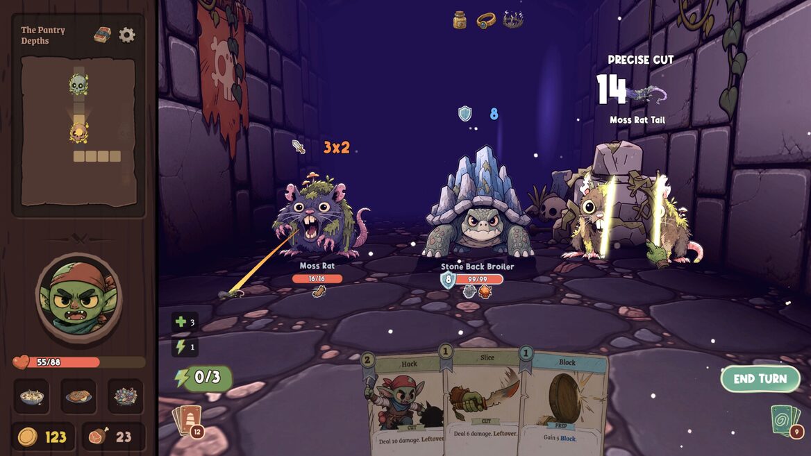 Дизайнер вайбкодить картковий roguelike, що нагадує "Підземелля смакоти". Гра вже має сторінку в Steam