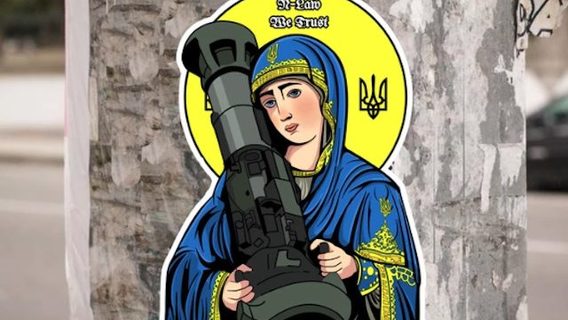 «Святий Джавелін». Канадський репортер продає стікери з українським мемом. Кошти підуть на благодійність
