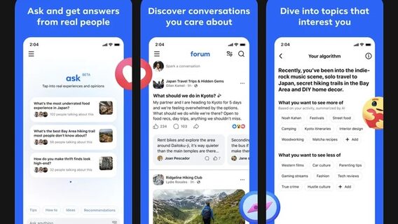 Without fanfare or even an official announcement: Meta quietly launched a new Reddit-like Forum app. Requires Facebook to log in