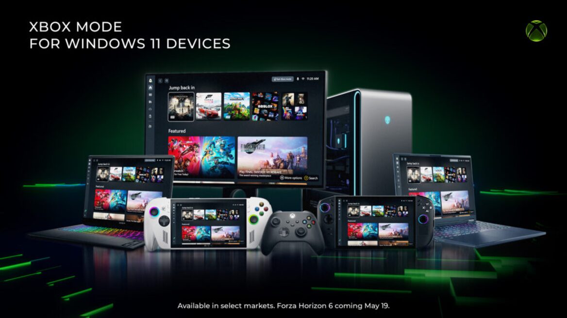 Microsoft офіційно представила режим Xbox для комп'ютерів і планшетів на Windows 11