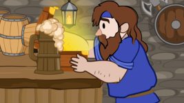 Ukrainian game Olaf the Boozer about a drunken dwarf gets a new trailer and demo at Steam Next Fest