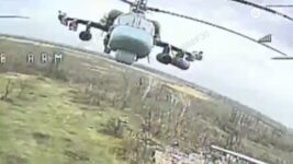 USF operators destroyed a Russian Ka-52 helicopter in flight with a fiber-optic FPV drone. Video