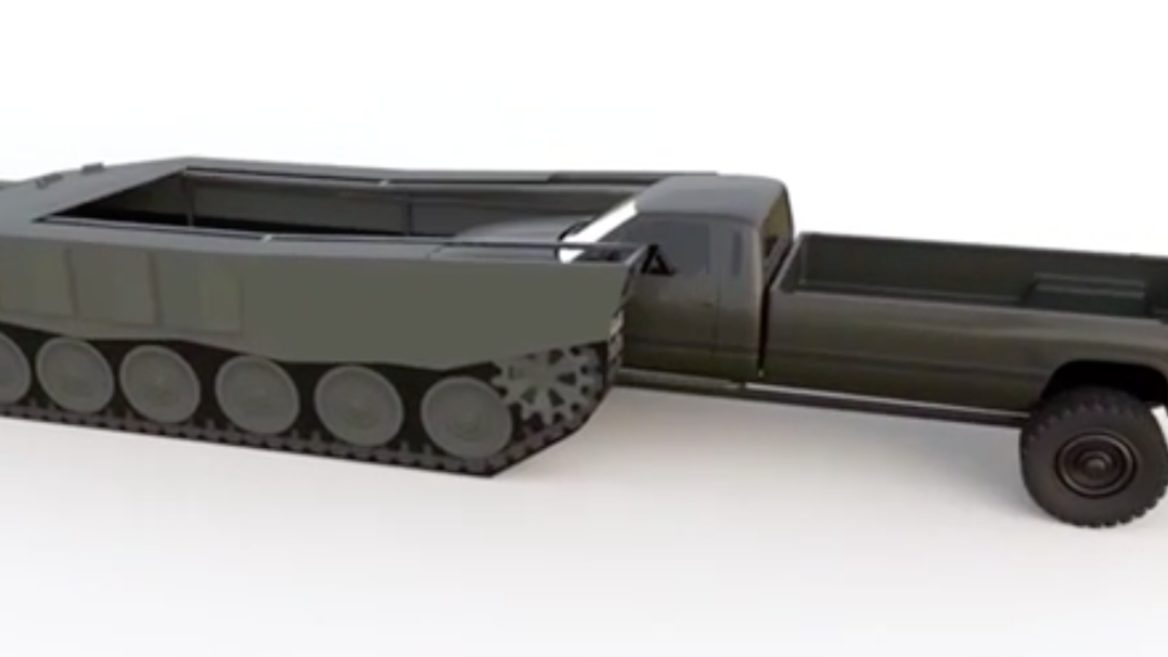 В Украине производят реалистичные макеты танка Leopard на базе автомобиля