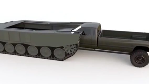 В Україні роблять реалістичні макети танка Leopard на базі автомобіля