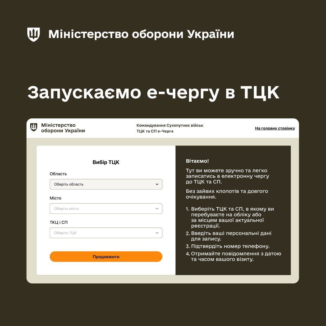 Минобороны запустило электронную очередь в 19 ТЦК: инструкция | dev.ua