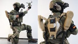 The Chinese have developed a combat exoskeleton for UAV operators with a built-in AR helmet and launcher