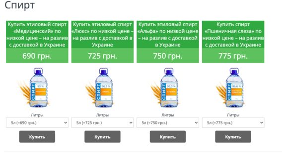 Держспецзв'язку заблокувала низку сайтів, які продають дешевий спирт в Україні. Ось їхній перелік