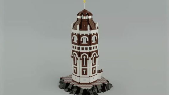 LEGO могут сделать модель старой водонапорной башни Мариуполя — продолжается голосование