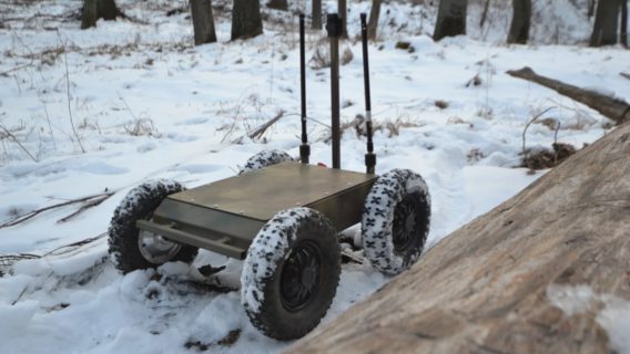 Trinity Robotics has created a ground-based kamikaze drone that can run on fiber optics and carry enough explosives to destroy a small structure