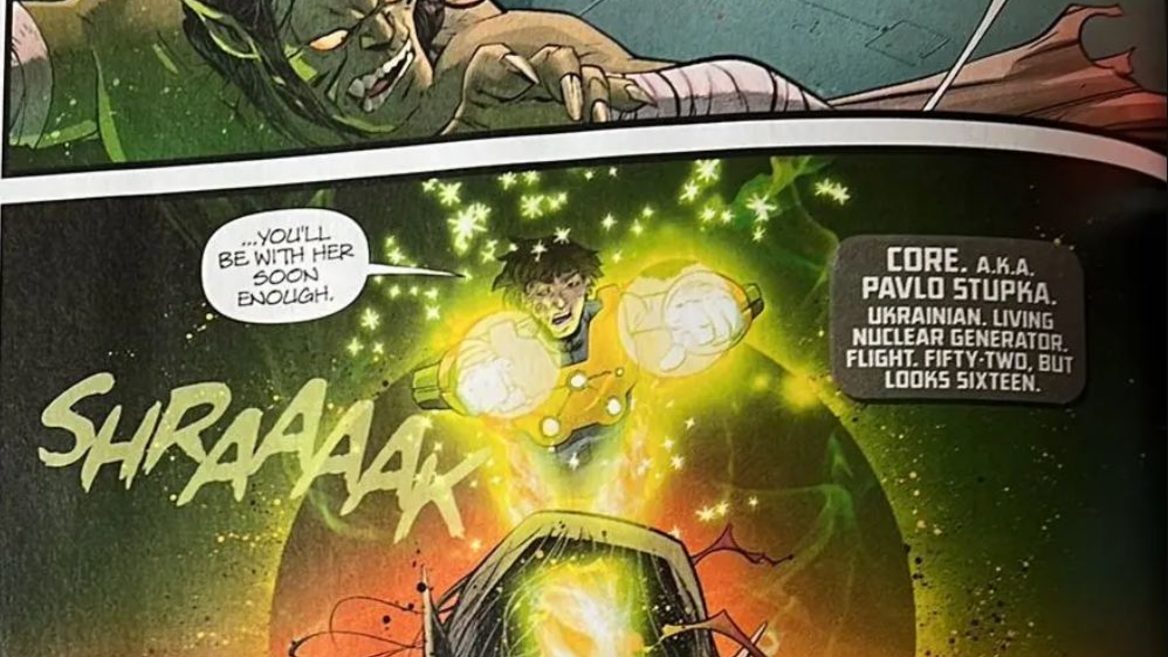 У коміксах про Stormwatch від DC Comics з’явиться новий український супергерой Павло Ступка. Хто це? 