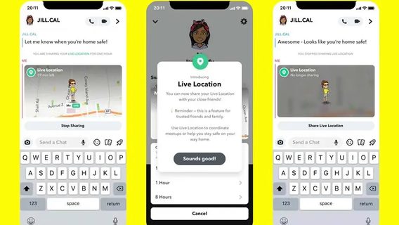 Snapchat запустив функцію, яка автоматично повідомляє друзів, що ви дістались додому