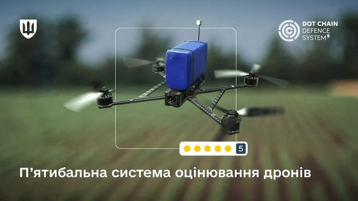 Військові оцінюватимуть дрони в DOT-Chain Defence: у маркетплейсі з’явилася система рейтингів
