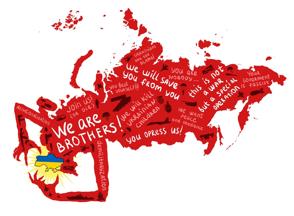 Подборка работ диджитал-художников, которые осветили войну в Украине