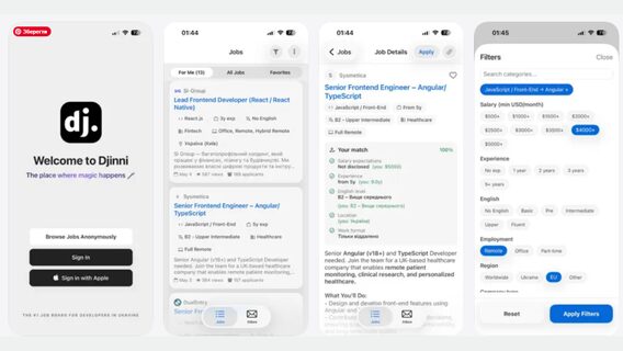 Djinni platform updated its mobile application: what's new?