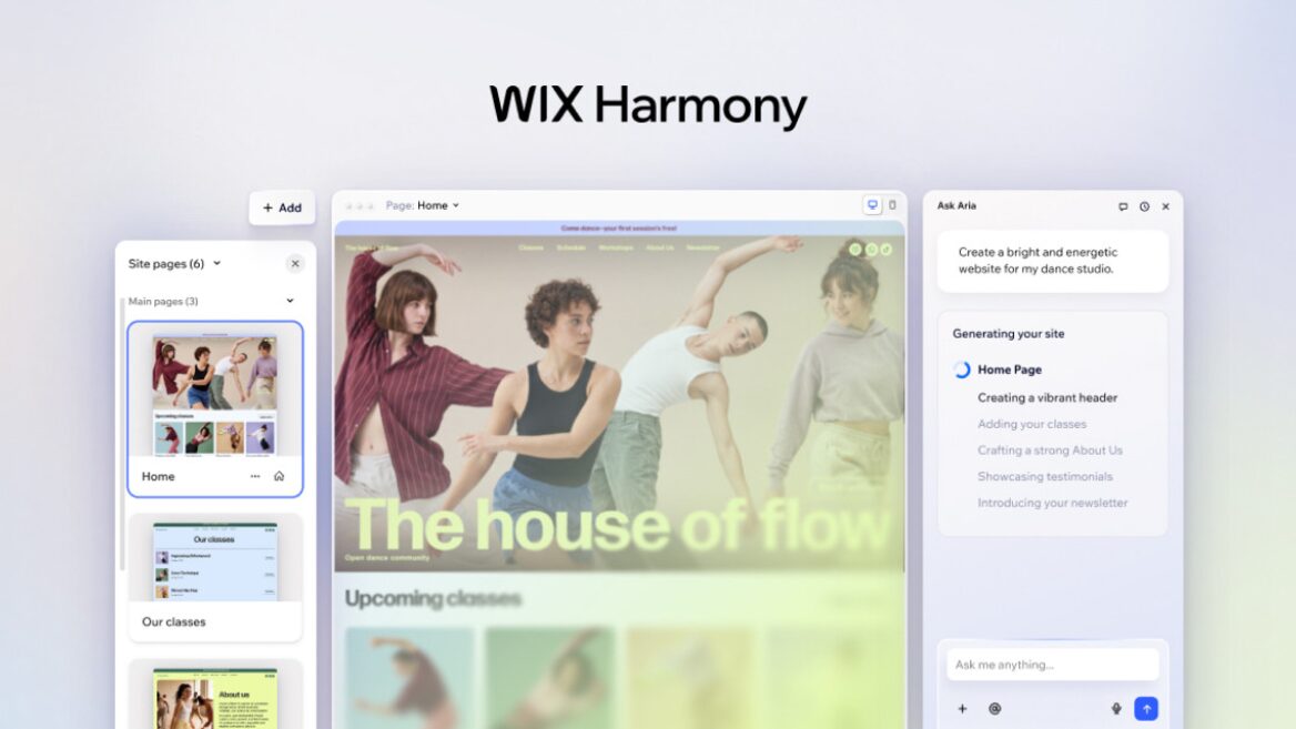 ШІ-конструктор сайтів Wix Harmony тепер доступний українською