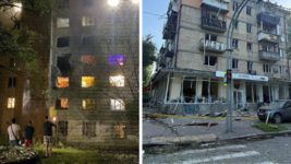 UPD. As a result of the attack on Kyiv, NAU dormitories and KPI buildings were damaged, and Ukrposhta lost two branches