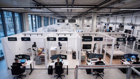 A giant gym for robots is opening in Germany. There, trainers will work with them every day.