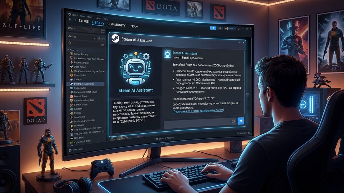 Steam may have its own AI chatbot like ChatGPT