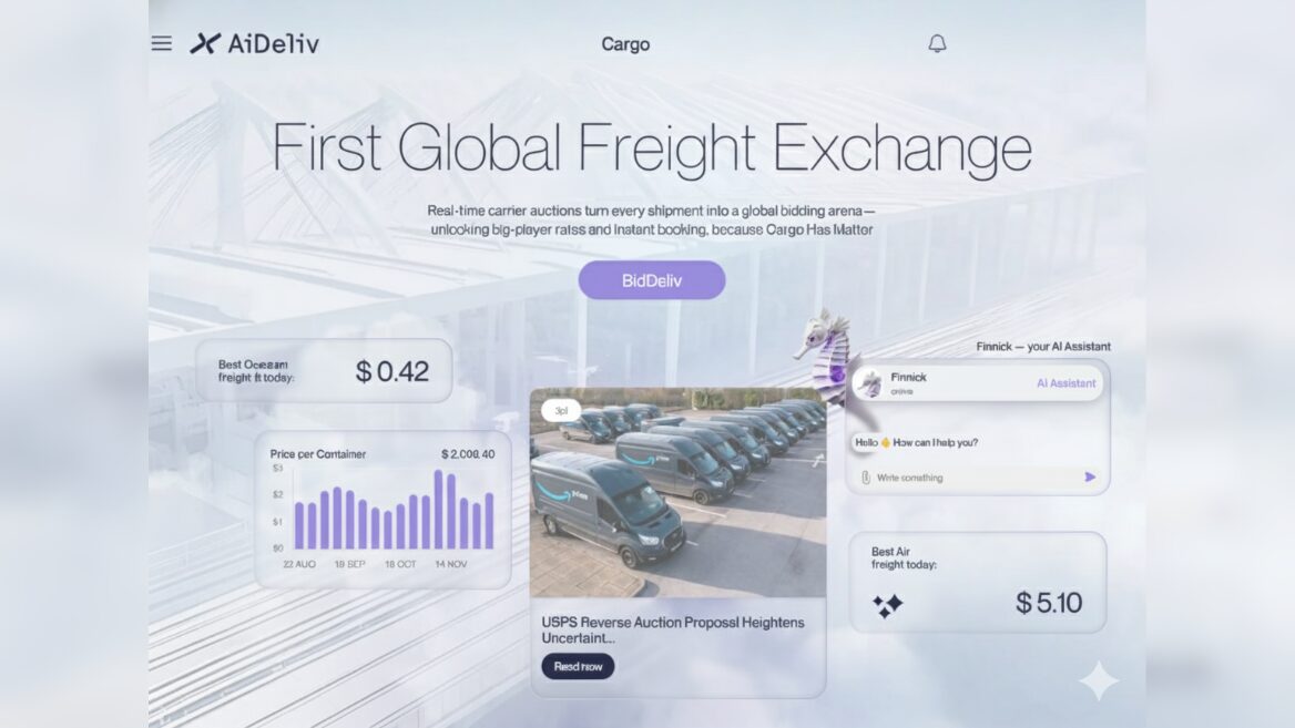 Українець створив «eBay для логістики»: як працює ШІ-платформа AiDeliv що знижує вартість доставки