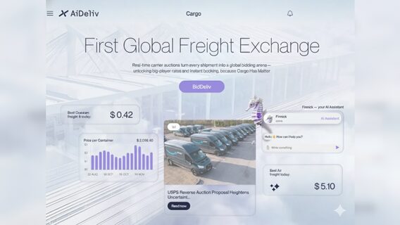 Українець створив «eBay для логістики»: як працює ШІ-платформа AiDeliv, що знижує вартість доставки