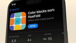 Ukrainian developer releases mobile game — logic puzzle HueFold