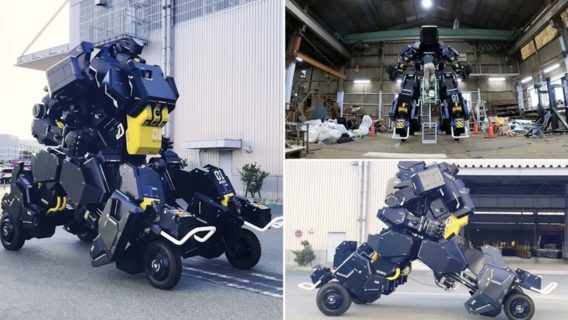 В Японии создали гигантского робота-трансформера по внешнему виду, как героя японской манги и аниме. Что он может?