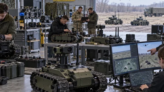 Ratel begins assembling interceptor drones that can be launched from ground robots. The company also wants to unify NRCs and UAVs with common software