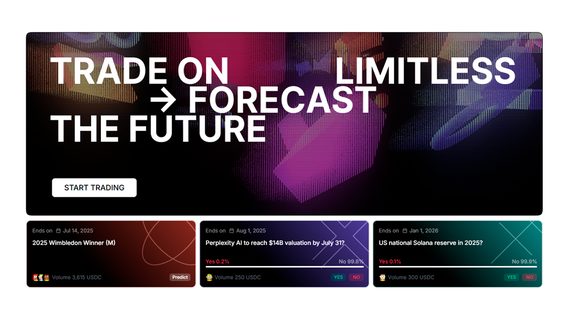 Українська платформа для ставок Limitless, що нагадує Polymarket, залучила $4 млн інвестицій