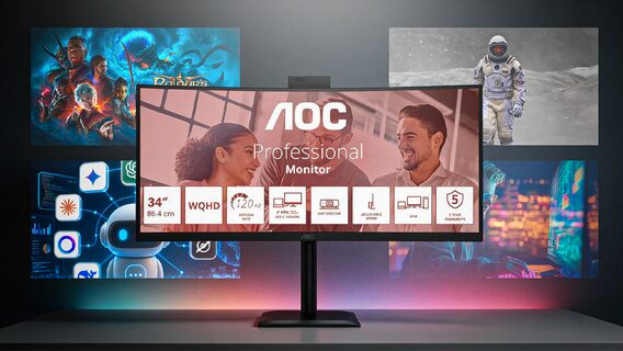 Вигнута форма — прямі переваги. Чому монітор AOC CU34E4CW буде гарним вибором для айтівців і не тільки. Огляд dev.ua 