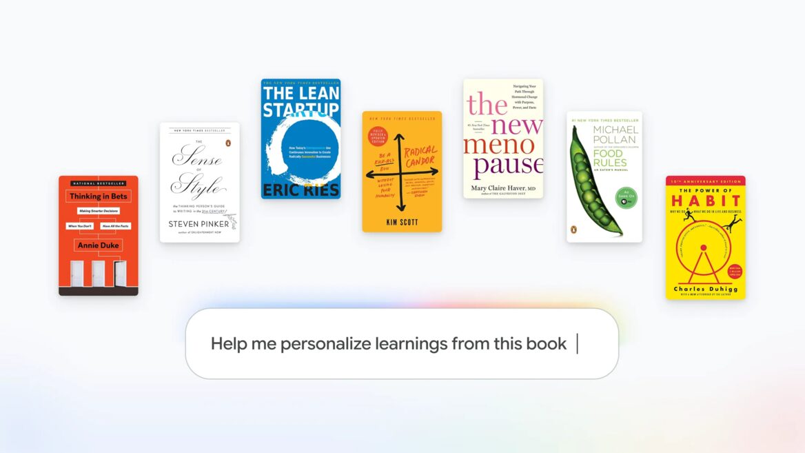 Google has taught Gemini Notebook to read purchased books and create podcasts and quizzes from them