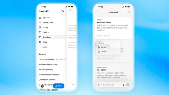 У ChatGPT тепер можна планувати завдання наперед — навіть для моніторингу