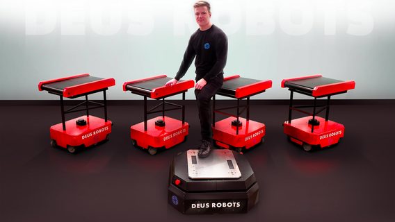 Український стартап Deus Robotics пропонує своїх складських роботів за підпискою близько $200 000 на рік