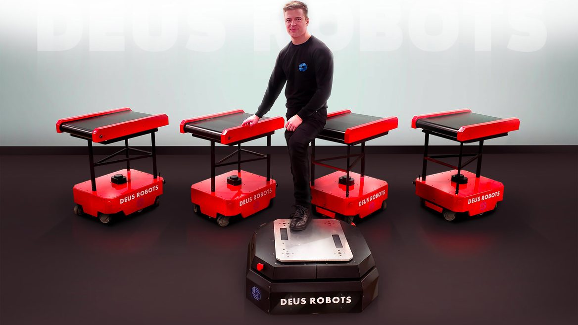 Украинский стартап Deus Robotics предлагает свои складские роботы за подпиской около $200 000 в год