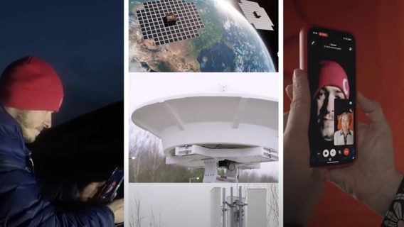 Vodafone makes 'world's first' satellite video call using a regular mobile phone