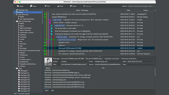 Безплатний та з локальним ШІ: український айтівець розробив новий open-source Git-клієнт Gitember