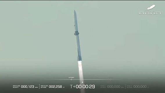 Blue Origin relaunched New Glenn rocket for the first time, but lost satellite