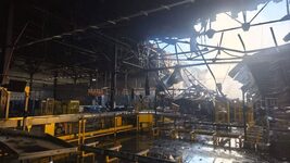 Армія рф частково зруйнувала сортувальний хаб «Укрпошти» в Харкові
