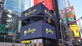 Crypto exchange with Ukrainian roots WhiteBIT entered the US market and launched a campaign in Times Square