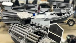 Морские дроны Sea Baby уже оснащены РСЗО «Град». Их опробовали против врага: фото